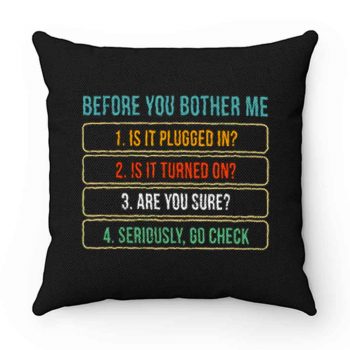 Funny Information Technology Tech Technical Support Pillow Case Cover