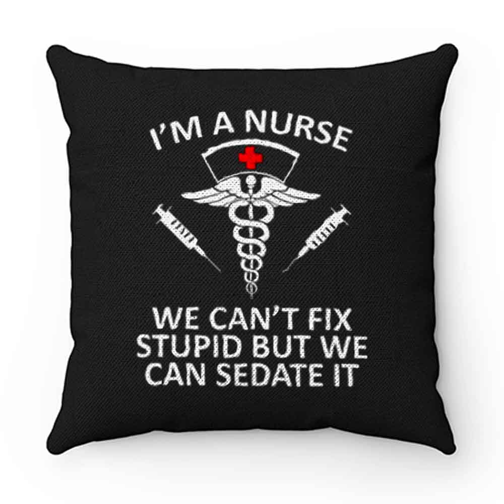 Funny Nurse Shirt Registered Nurse RN Gift Nursing Pillow Case Cover