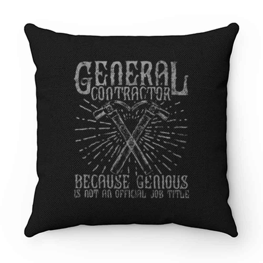 General Contractor Pillow Case Cover