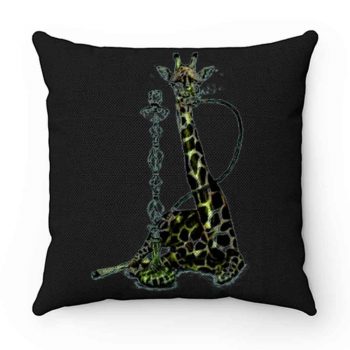 Giraffe with Hookah Pillow Case Cover