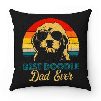 Golden Doodle Best Doodle Dad Ever Funny Pillow Case Cover