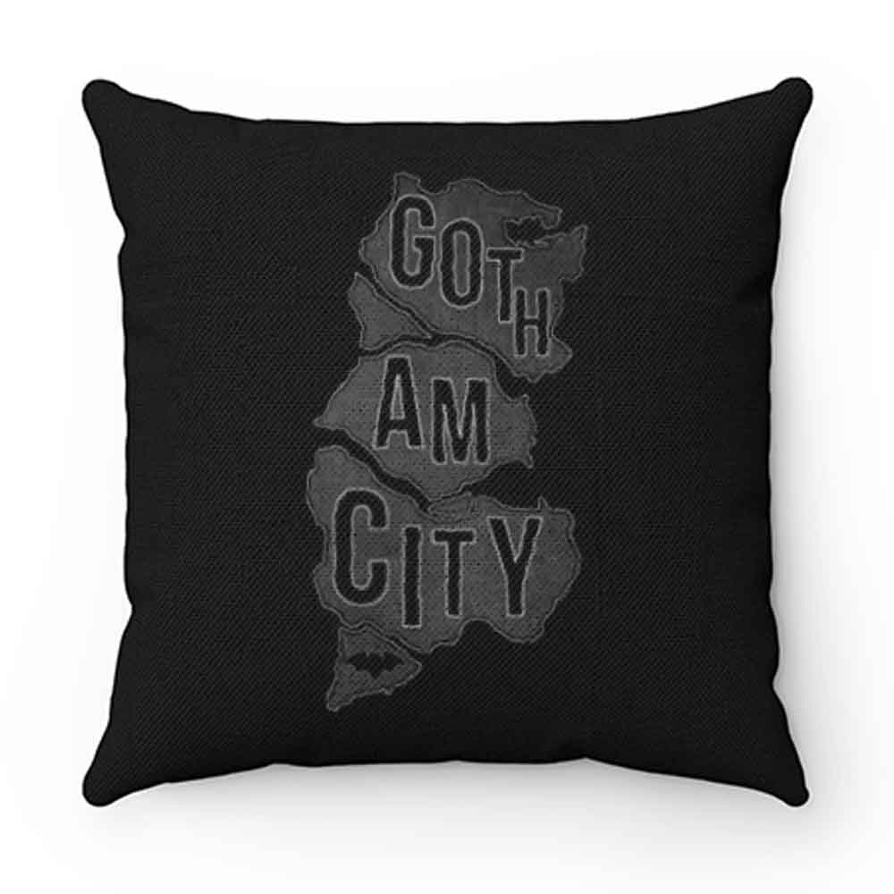 Gotham City Map Pillow Case Cover