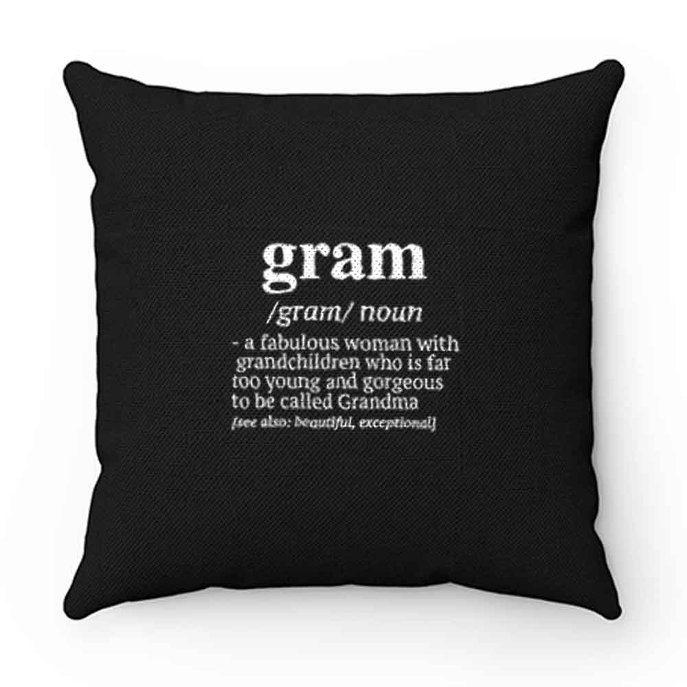 Gram A Fabulous Woman With Grandchildren Pillow Case Cover