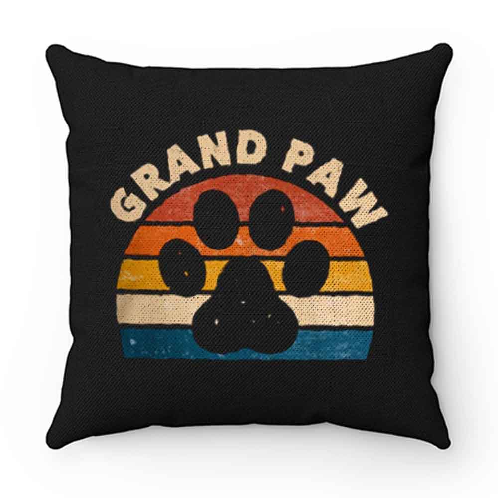 Grandpa Paw Pet Animal Lover Pillow Case Cover