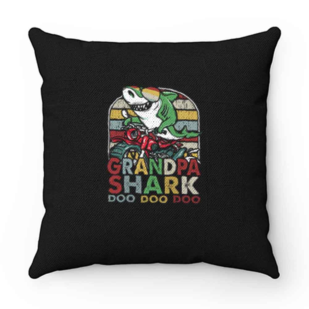 Grandpa Shark Doo Doo Vintage Pillow Case Cover