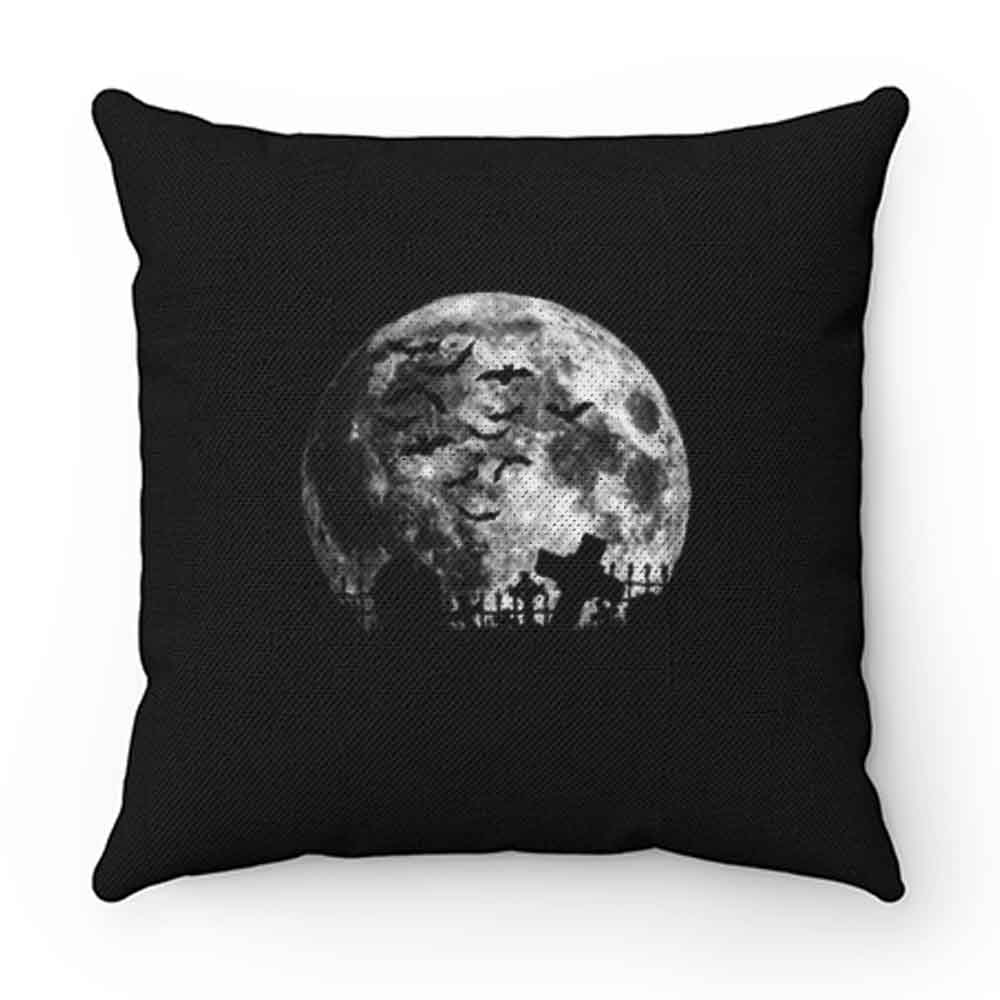 Graveyard On The Night Halloween Pillow Case Cover