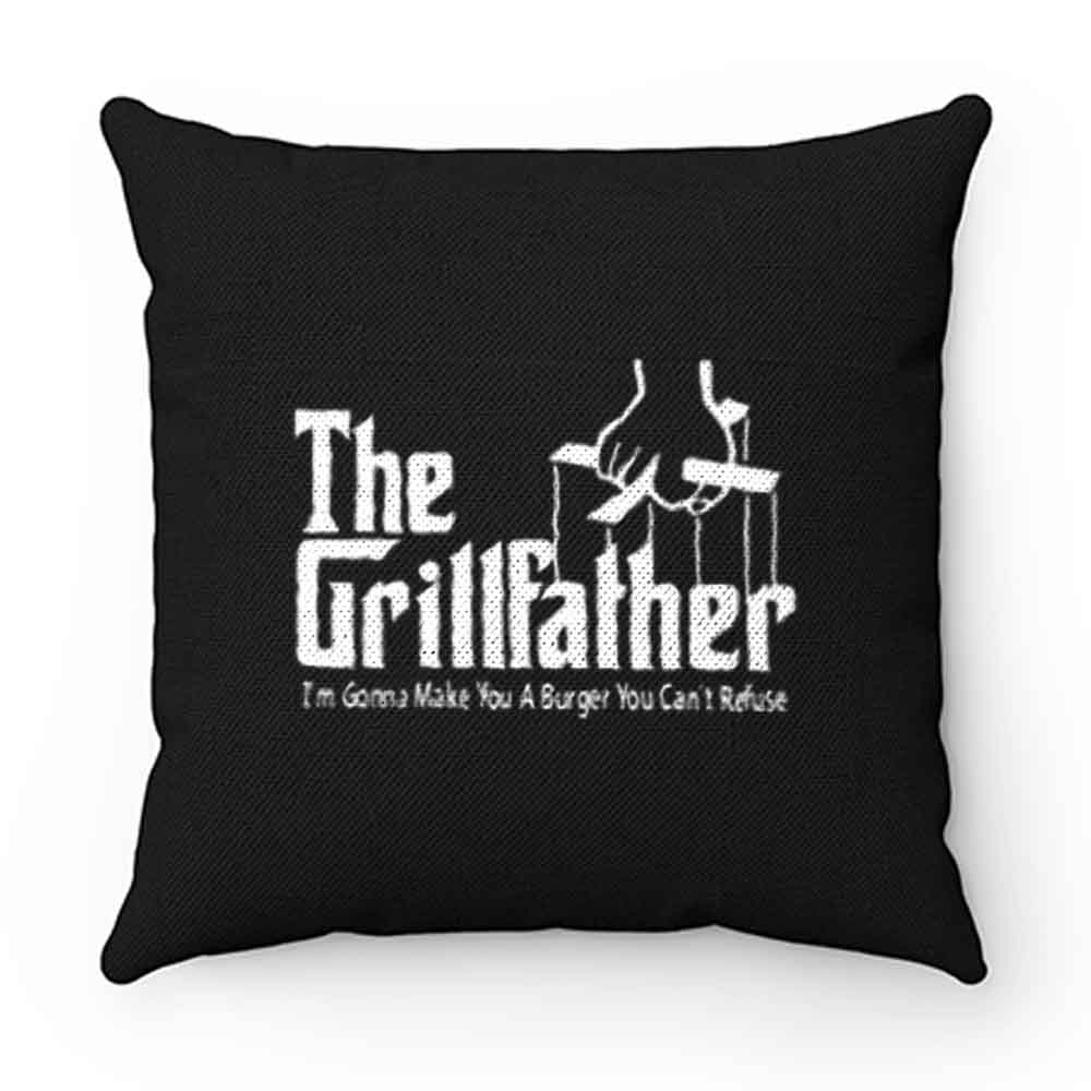 Grillfather Funny Fathers Day Bbq Barbecue Grill Dad Grandpa Pillow Case Cover