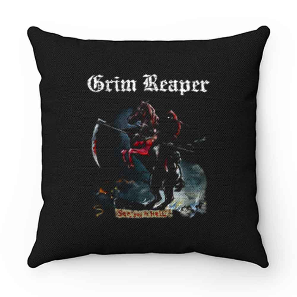Grim Reaper See You In Hell 1983 Audioslave Pillow Case Cover