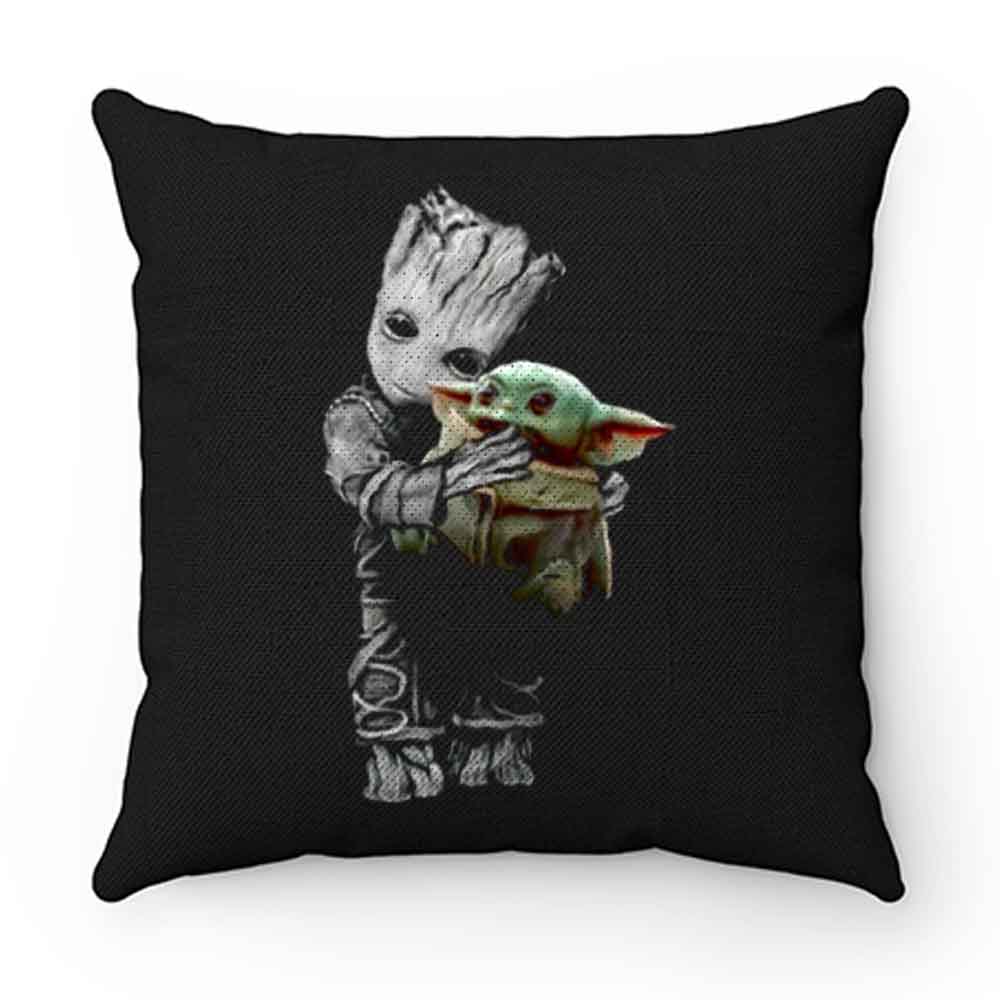 Groot Mashup Baby Yoda The Mandalorian The Child Pillow Case Cover