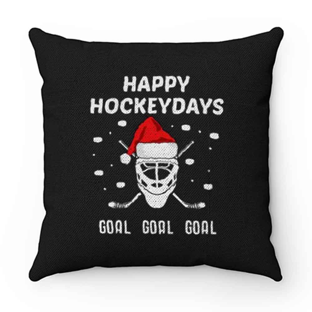 Happy Hockeydays Christmas Hockey Pillow Case Cover
