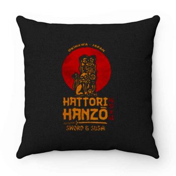 Hattori Hanzo Okinawa Sword And Sushi Pillow Case Cover