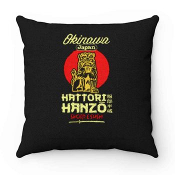 Hattori Hanzo Sword and Sushi Anime Bill Kill Movie Cult Manga Pillow Case Cover