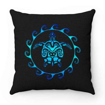 Hawaiian Tribal Maori Sun Sea Turtle Pillow Case Cover