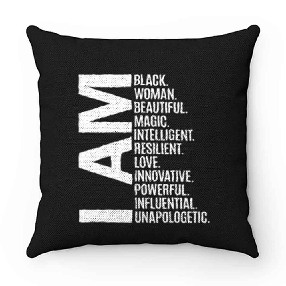 I Am Black Woman Black History Month Pillow Case Cover