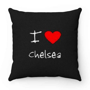 I Love Heart Chelsea Pillow Case Cover