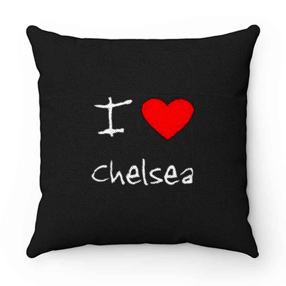 I Love Heart Chelsea Pillow Case Cover