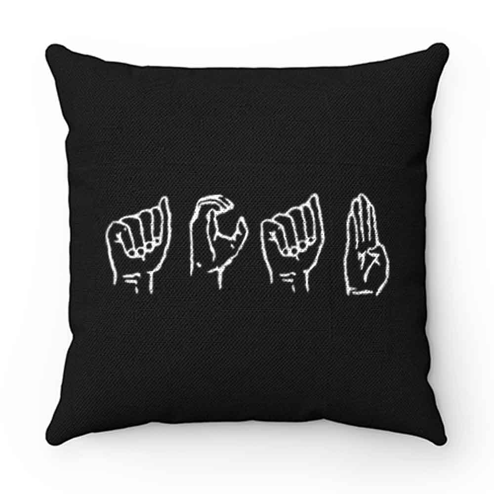 International Sign Language Pillow Case Cover