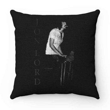 JON LORD LOGO RIP DEEP PURPLE WHITESNAKE HAMMOND HARD ROCK Pillow Case Cover