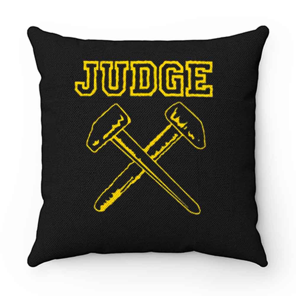 JUDGE HAMMERS BLACK HARDCORE NYC PUNK CROSSOVER THRASH Pillow Case Cover