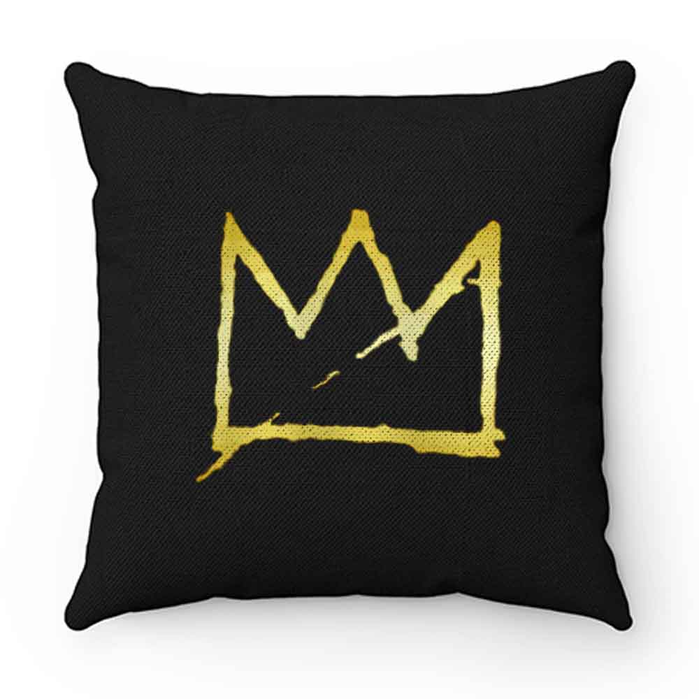 Jean Michel Basquiat Crown Abstract Pillow Case Cover
