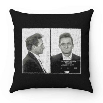 Johnny Cash Mugshot Pillow Case Cover