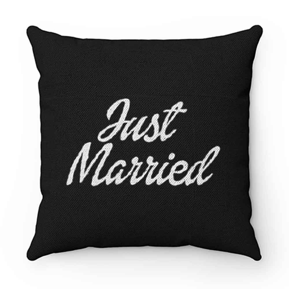 Just Married Pillow Case Cover