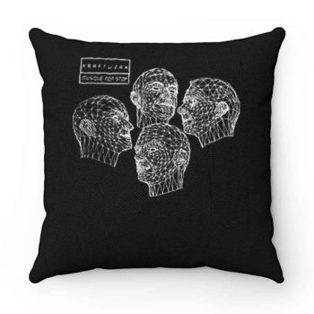 KRAFTWERK GLOW IN THE DARK MUSIQUE NON STOP ROBOTS Pillow Case Cover