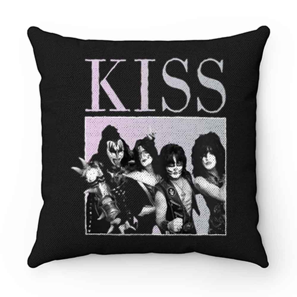 Kiss Vintage 90s Retro Pillow Case Cover
