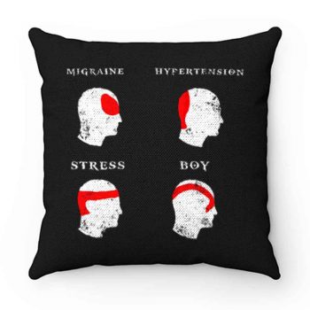 Kratos Head Ache Boy Chart God Of War Meme Pillow Case Cover