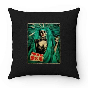 Lady Gaga Free As My Hair 2013 Concert Tour Vintage Pillow Case Cover