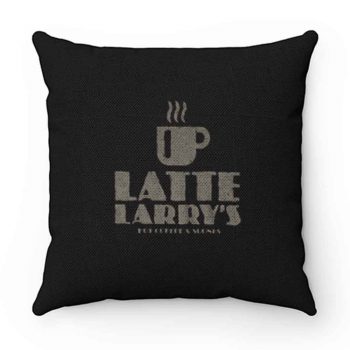 Latte Larry Vintage Coffee Lovers Pillow Case Cover