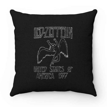 Led Zeppelin 1977 Us Tour Icarus Pillow Case Cover