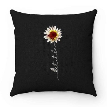 Let It Be Hippie Flower Pillow Case Cover