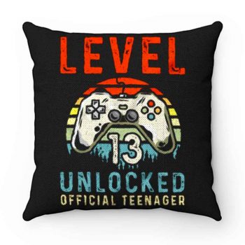 Level 13 Unlocked 13th Birthday Pillow Case Cover