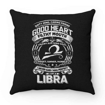 Libra Good Heart Filthy Mount Pillow Case Cover