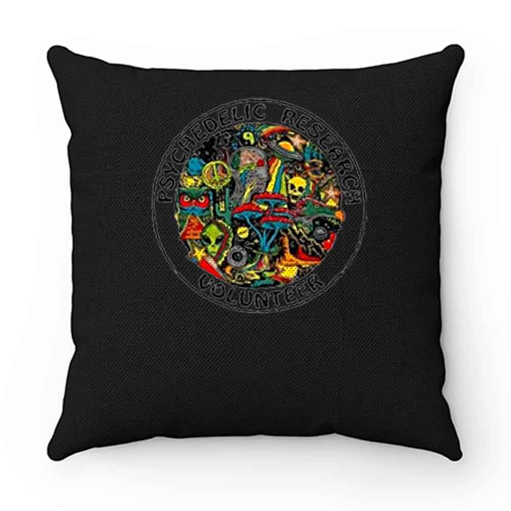 Psychedelic Research Pillow Case Cover