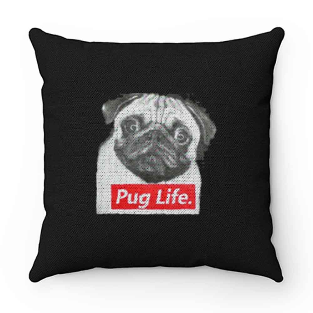 Pug Life Retro Pillow Case Cover