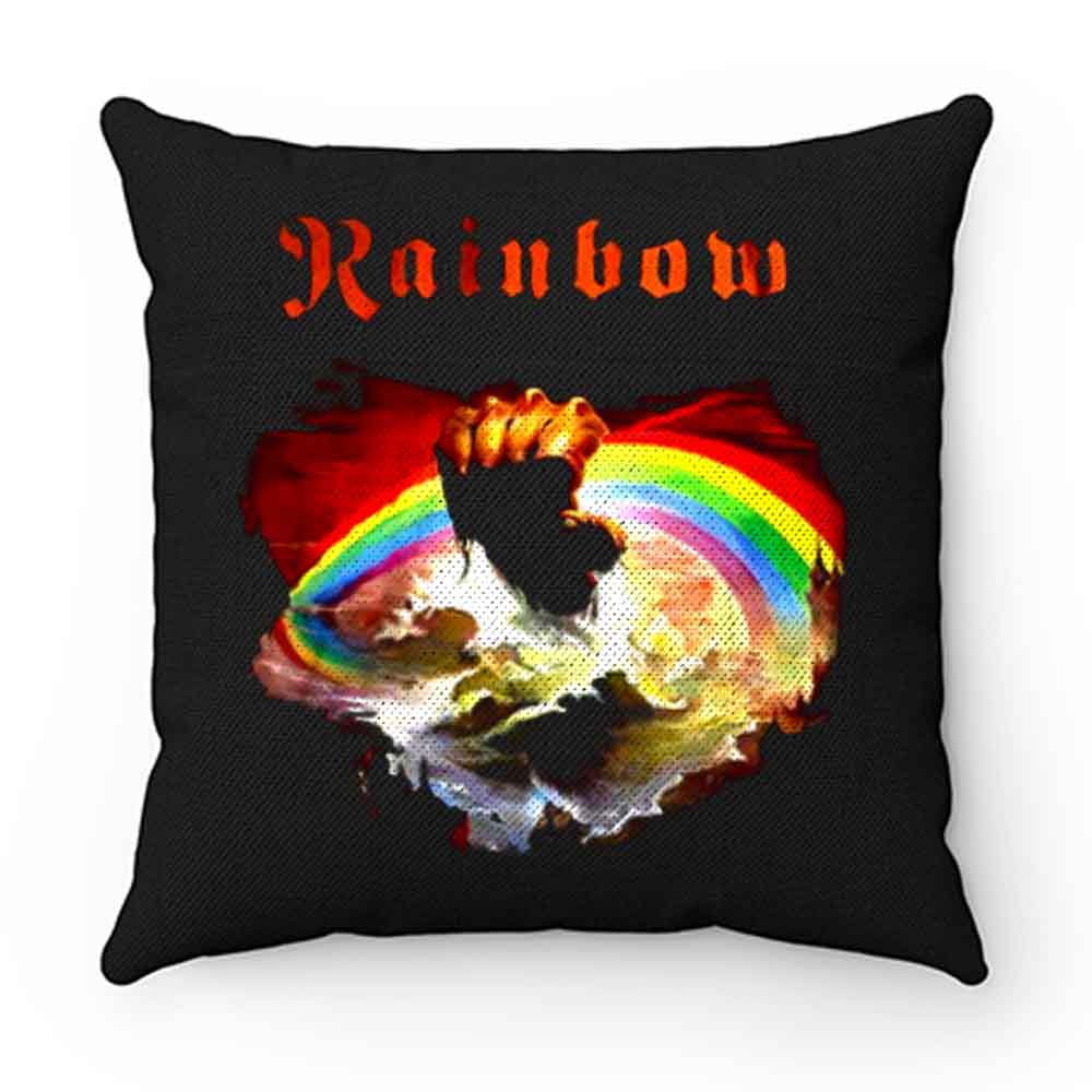 Rainbow Rising Hand Album Clouds Rock Roll Music Heavy Metal Pillow Case Cover