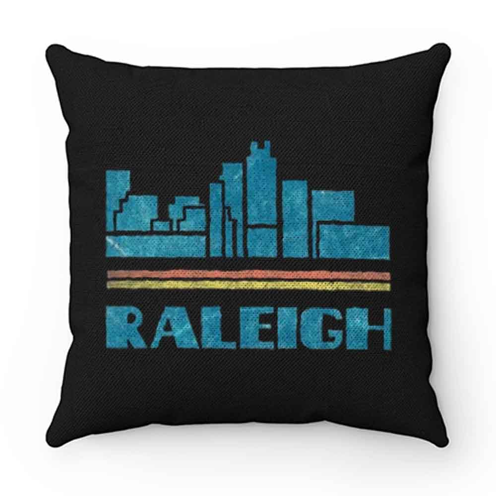 Raleigh City North Carolina Nc Skyline Pillow Case Cover