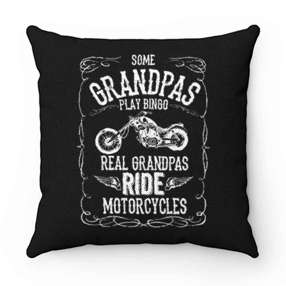 Real Grandpas Ride Motorcycle Pillow Case Cover