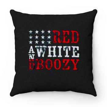 Red And White Boozy Pillow Case Cover