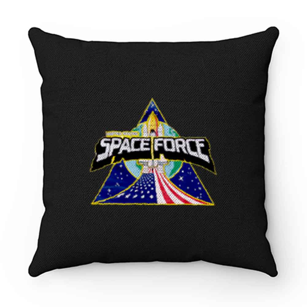 Rocket Vintage Space Force Pillow Case Cover