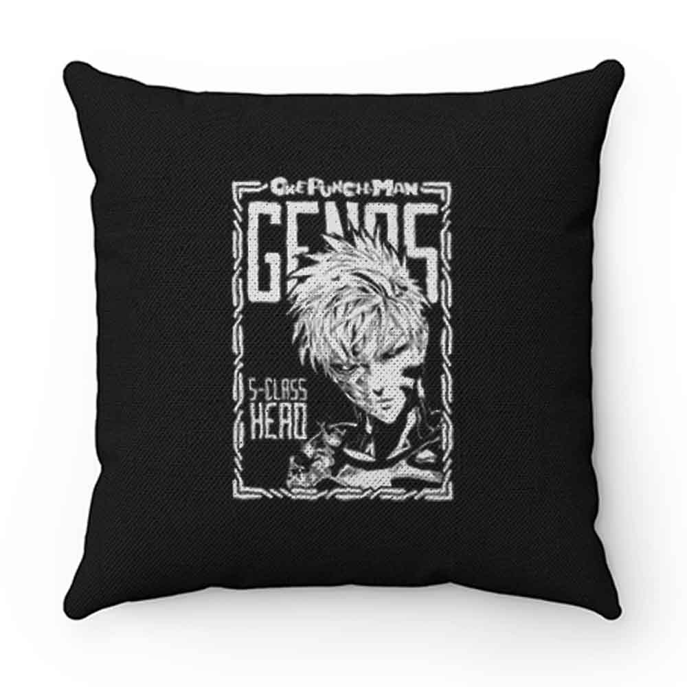 S Class Hero Genos One Punch Man Pillow Case Cover