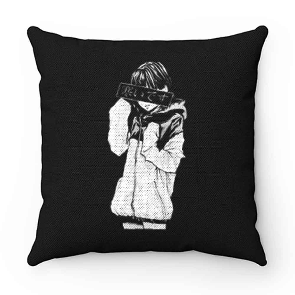 Sad Japanese Aesthetic Graphic Anime Pillow Case Cover