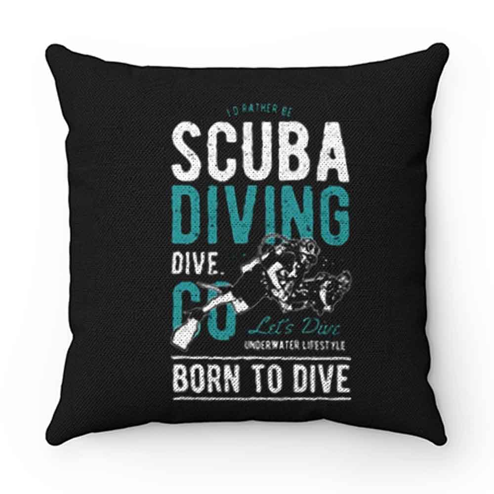 Scuba Diver Pillow Case Cover