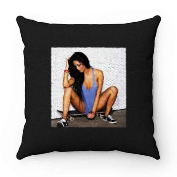 Skater Sexy Girl Skateboard Pillow Case Cover