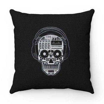 Skull Dj Pillow Case Cover