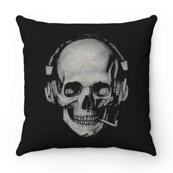 Smoking Skull Pillow Case Cover