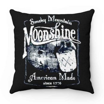 Smoky Mountain Moonshine American Made Since 1776 Whiskey Drinki Pillow Case Cover