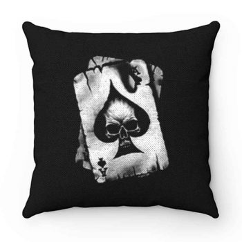 Spade Skull Cards Pillow Case Cover